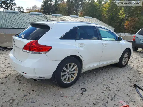 2011 Toyota Venza Fwd 4Cyl VIN 4T3ZA3BB7BU046783 фото 3