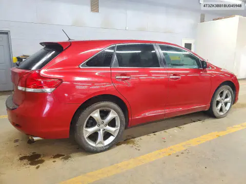 2011 Toyota Venza Fwd V6 VIN 4T3ZK3BB1BU045948 фото 3