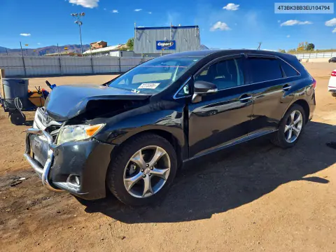 4T3BK3BB3EU104794 — 2014 Toyota Venza, Передняя часть, фото до ремонта