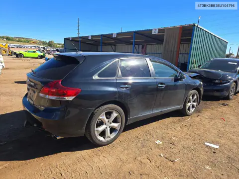 2014 Toyota Venza Xle VIN 4T3BK3BB3EU104794 фото 3