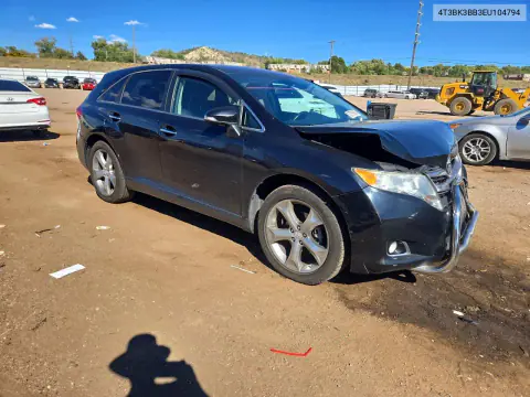2014 Toyota Venza Xle VIN 4T3BK3BB3EU104794 фото 4