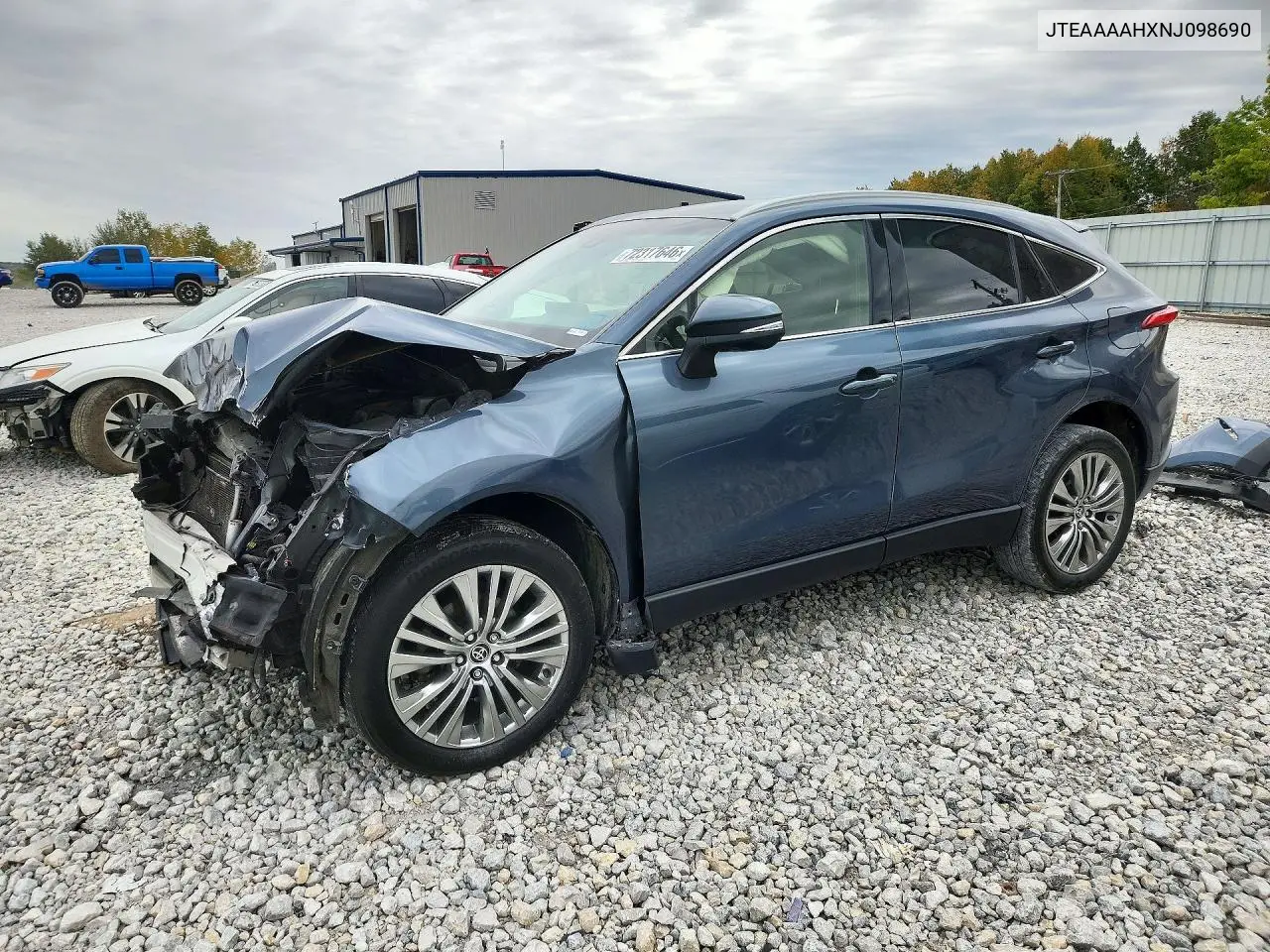 2022 Toyota Venza Limited VIN JTEAAAAHXNJ098690 фото 1