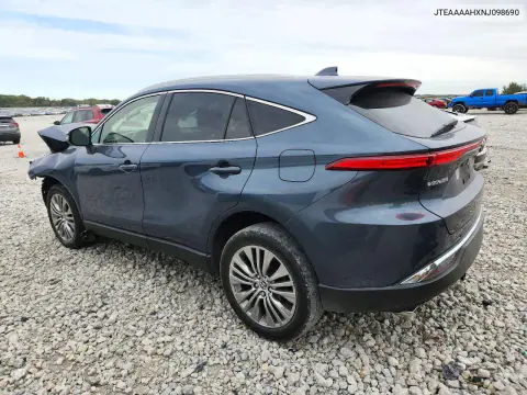 2022 Toyota Venza Limited VIN JTEAAAAHXNJ098690 фото 2