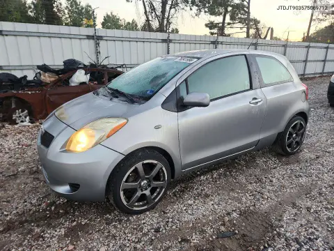 JTDJT903575069712 — 2007 Toyota Yaris, Сторона, фото до ремонта