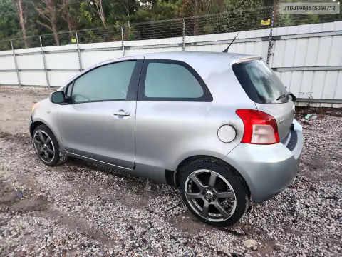2007 Toyota Yaris Base VIN JTDJT903575069712 фото 2