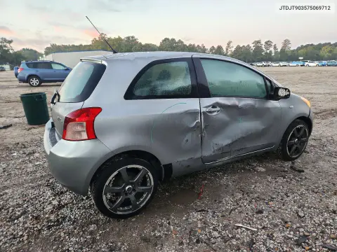 2007 Toyota Yaris Base VIN JTDJT903575069712 фото 3