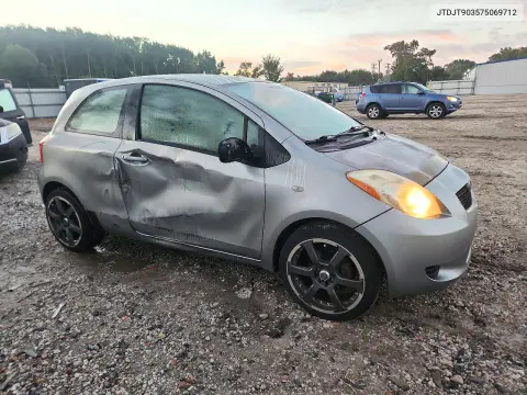 2007 Toyota Yaris Base VIN JTDJT903575069712 фото 4