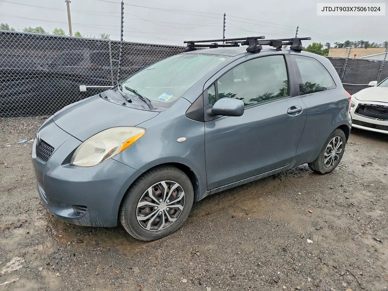JTDJT903X75061024 Toyota Yaris 2007 — повреждение Задняя часть, фото до ремонта