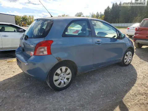2007 Toyota Yaris Base VIN JTDJT923275044523 фото 3