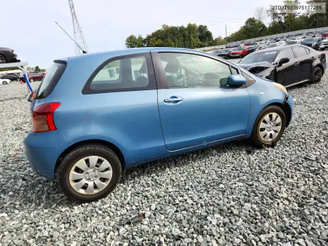 2007 Toyota Yaris Base VIN JTDJT923975117239 фото 3