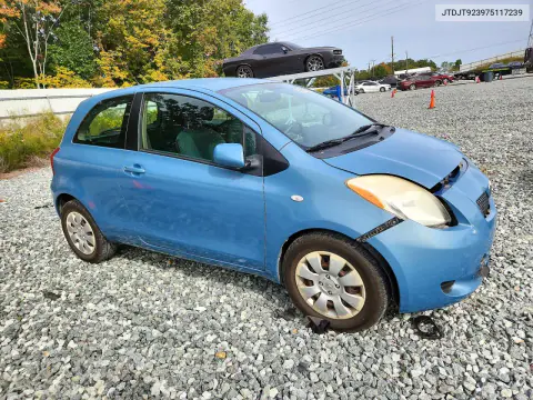 2007 Toyota Yaris Base VIN JTDJT923975117239 фото 4