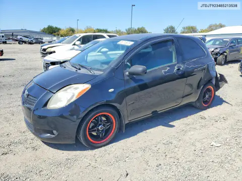 JTDJT923485213538 — 2008 Toyota Yaris, Задняя часть, фото до ремонта