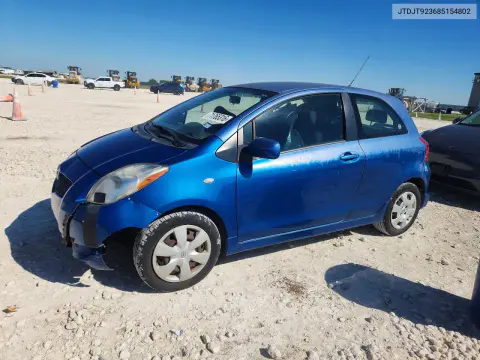 JTDJT923685154802 — 2008 Toyota Yaris, Передняя часть, фото до ремонта