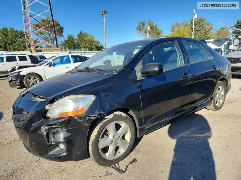 JTDBT903281262395 — 2008 Toyota Yaris, Передняя часть, фото до ремонта