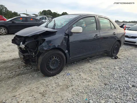 JTDBT923984040979 — 2008 Toyota Yaris, Передняя часть, фото до ремонта