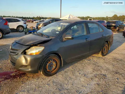 JTDBT923181217090 — 2008 Toyota Yaris, Сторона, фото до ремонта