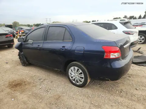 2008 Toyota Yaris Base VIN JTDBT923381190054 фото 2