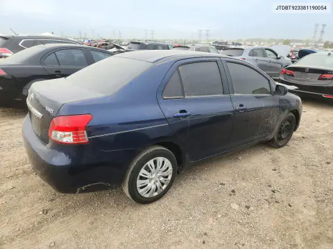 2008 Toyota Yaris Base VIN JTDBT923381190054 фото 3