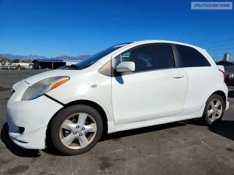 JTDJT923185170308 — 2008 Toyota Yaris, Передняя часть, фото до ремонта