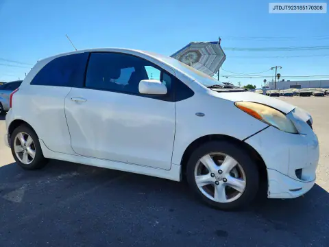 2008 Toyota Yaris S VIN JTDJT923185170308 фото 4