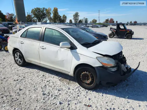 2008 Toyota Yaris Base VIN JTDBT923181279508 фото 4