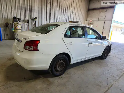 2009 Toyota Yaris Base VIN JTDBT903991307480 фото 3