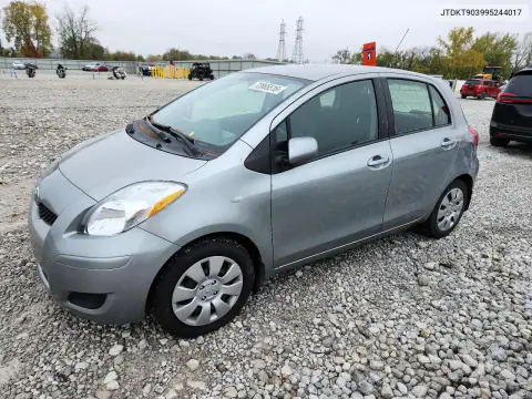 JTDKT903995244017 — 2009 Toyota Yaris, Мелкие вмятины и царапины, фото до ремонта