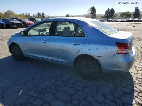 2010 Toyota Yaris Base VIN JTDBT4K36A1365504 фото 2
