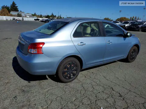 2010 Toyota Yaris Base VIN JTDBT4K36A1365504 фото 3