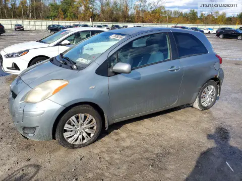 JTDJT4K31A5282311 — 2010 Toyota Yaris, Мелкие вмятины и царапины, фото до ремонта