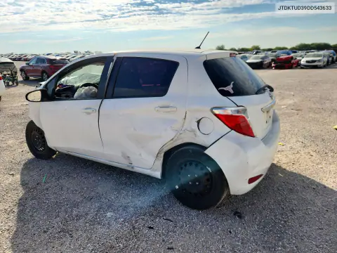 2013 Toyota Yaris 5-Door Le VIN JTDKTUD39DD543633 фото 2