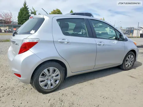 2014 Toyota Yaris 5-Door L VIN JTDKTUD36ED596761 фото 3