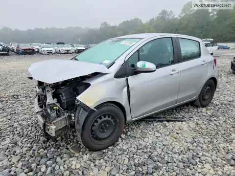 VNKKTUD35HA083871 — 2017 Toyota Yaris, Передняя часть, фото до ремонта
