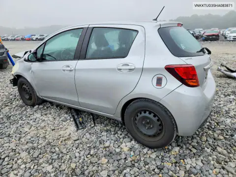 VNKKTUD35HA083871 — 2017 Toyota Yaris, фото 2 с аукциона Copart, Передняя часть