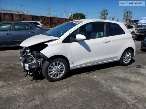2018 Toyota Yaris 3-Door Le VIN VNKJTUD39JA093711 фото 1