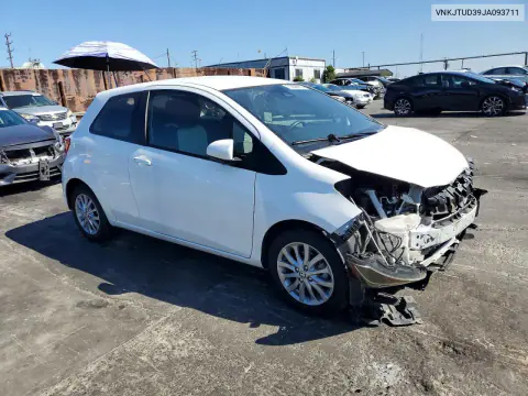 2018 Toyota Yaris 3-Door Le VIN VNKJTUD39JA093711 фото 4