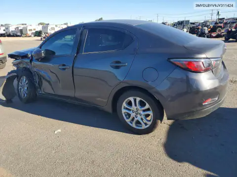 3MYDLBYV9JY311424 — 2018 Toyota Yaris, фото 2 с аукциона Copart, Передняя часть
