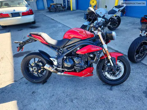 2012 Triumph Motorcycle Speed Triple VIN SMTN00PK3CT544736 фото 1