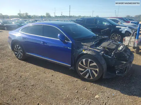 2021 Volkswagen Arteon Sel R-Line VIN WVWSR7AN2ME008790 фото 4