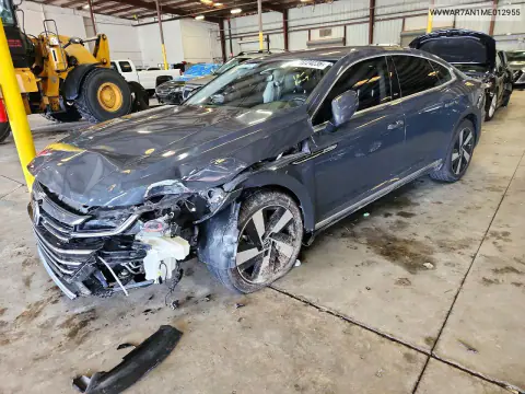 WVWAR7AN1ME012955 — 2021 Volkswagen Arteon, Передняя часть, фото до ремонта