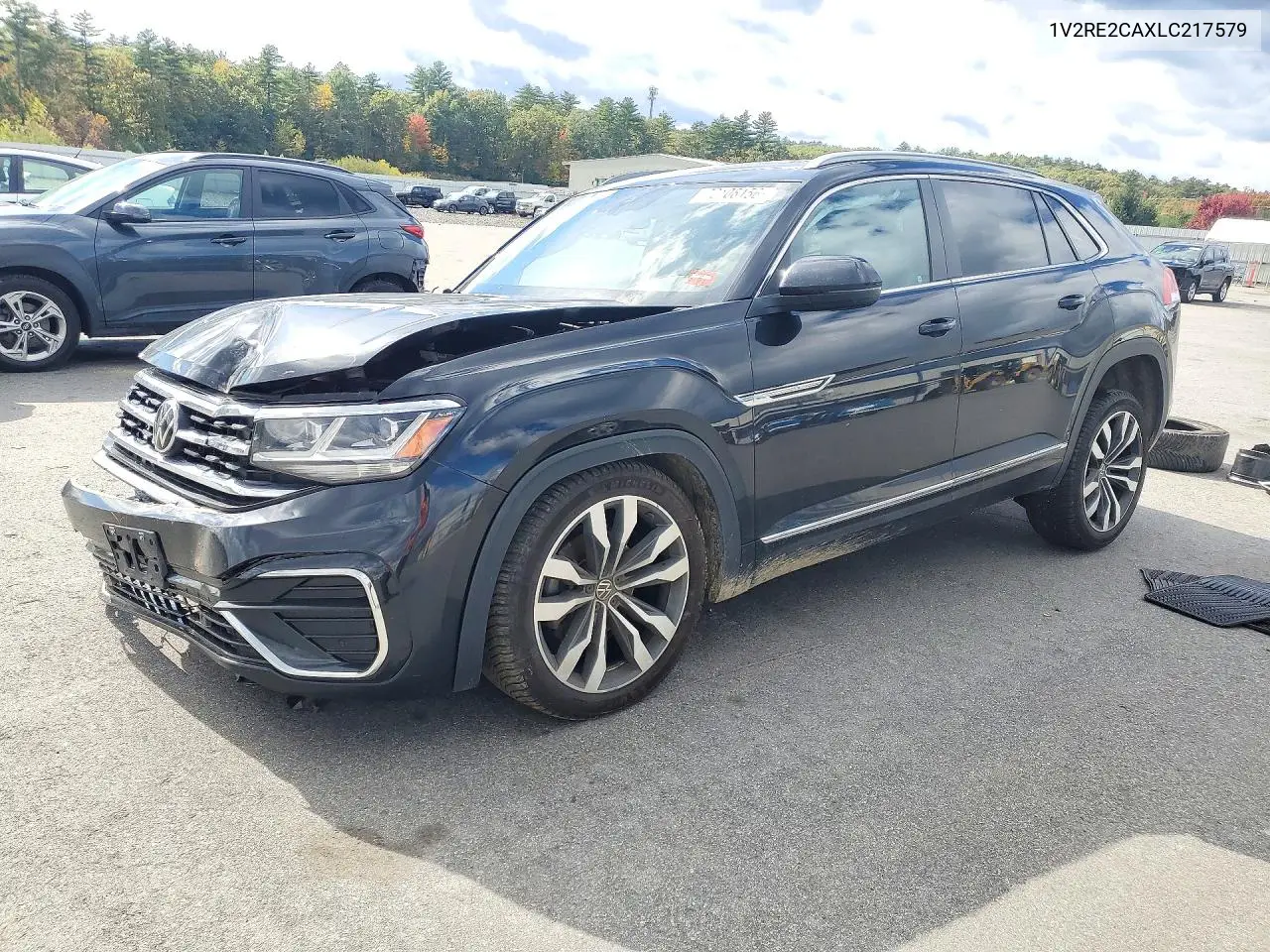 2020 Volkswagen Atlas Cross Sport Sel R-Line VIN 1V2RE2CAXLC217579 фото 1