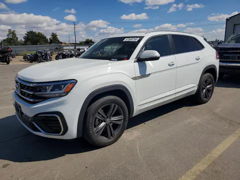 1V2RE2CA9MC206543 — 2021 Volkswagen Atlas Cross Sport, Задняя часть (Rear End), фото до ремонта