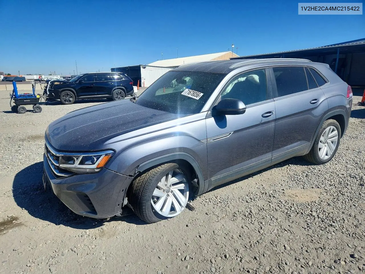 2021 Volkswagen Atlas Cross Sport Se VIN 1V2HE2CA4MC215422 фото 1