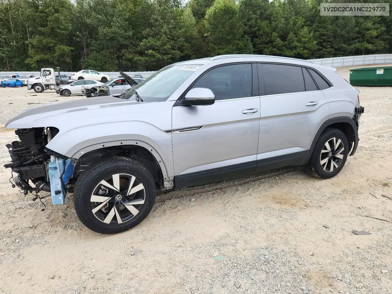 2022 Volkswagen Atlas Cross Sport Se VIN 1V2DC2CA1NC229770 фото 1