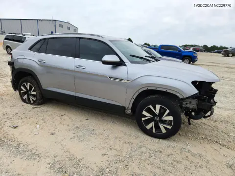 2022 Volkswagen Atlas Cross Sport Se VIN 1V2DC2CA1NC229770 фото 4