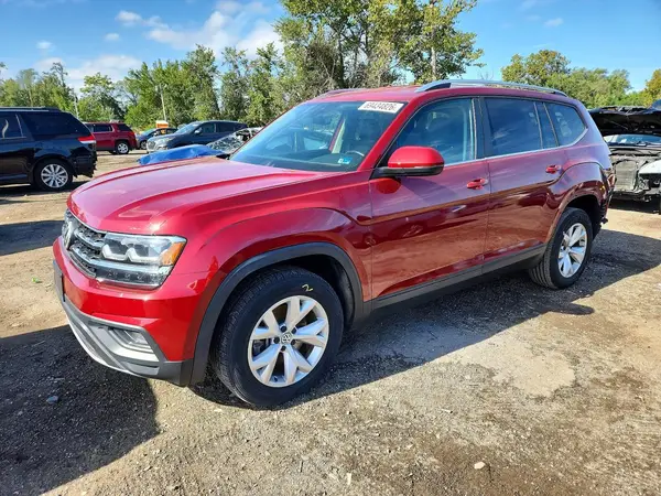 1V2LR2CA9JC551075 — 2018 Volkswagen Atlas, Задняя часть (Rear End), фото до ремонта