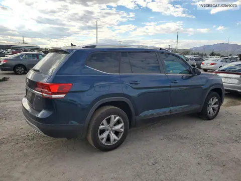 2018 Volkswagen Atlas Se VIN 1V2CR2CA7JC569073 фото 3