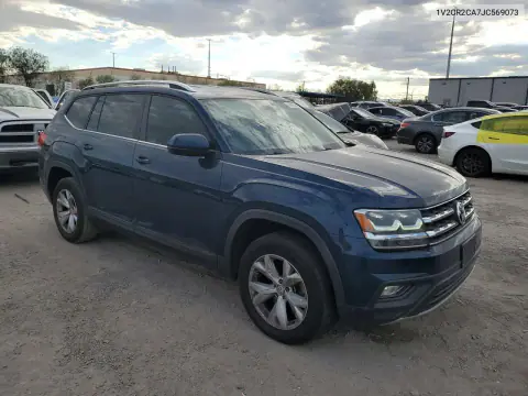 2018 Volkswagen Atlas Se VIN 1V2CR2CA7JC569073 фото 4