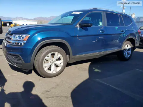 2018 Volkswagen Atlas S VIN 1V2AR2CA2JC550695 фото 1