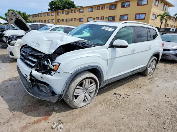 1V2WR2CAXKC606129 — 2019 Volkswagen Atlas, Передняя часть (Front End), фото до ремонта